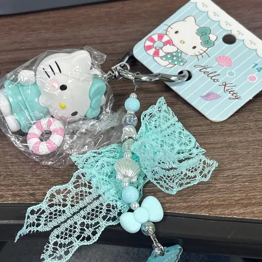 [BUNJANG] Hello Kitty Mint Keychain / 헬로키티 키링 민트
