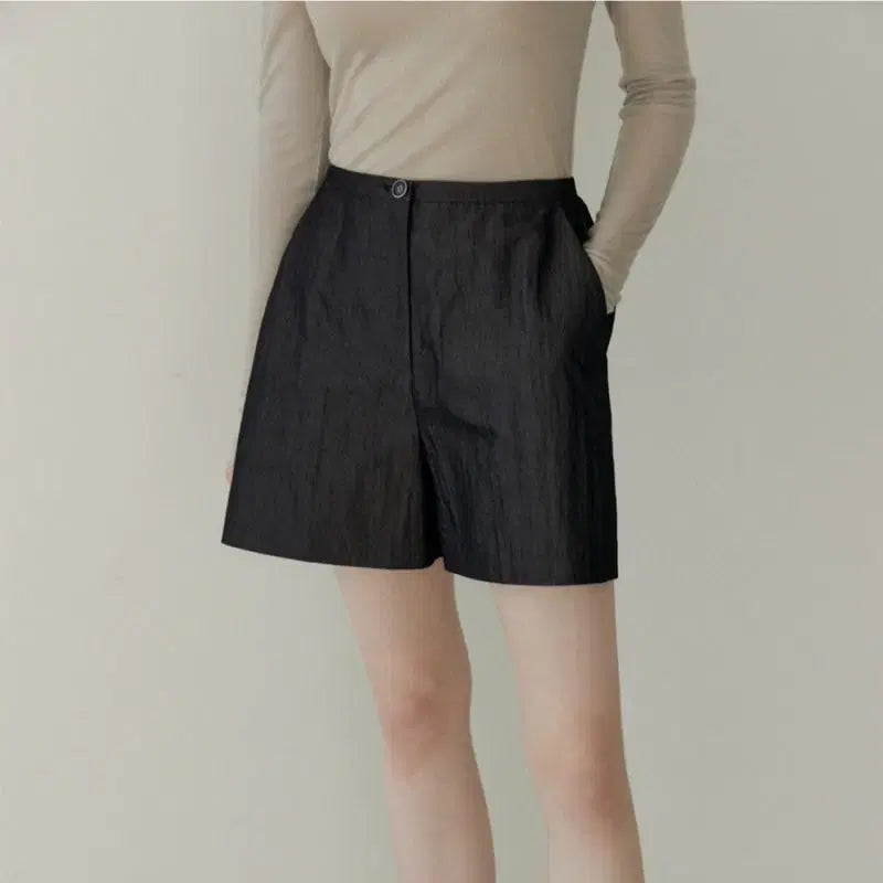 [BUNJANG] Venuette Ribe Shorts Black M / 택포) 베뉴엣 리베 쇼츠 블랙 Ribe Shorts_Black 새상품