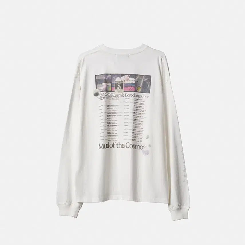 [BUNJANG] ZUTOMAYO Mud Sphere Long Sleeve T-Shirt White M / (M) 즛토마요 도로당고 Mud Sphere 긴팔 흰색