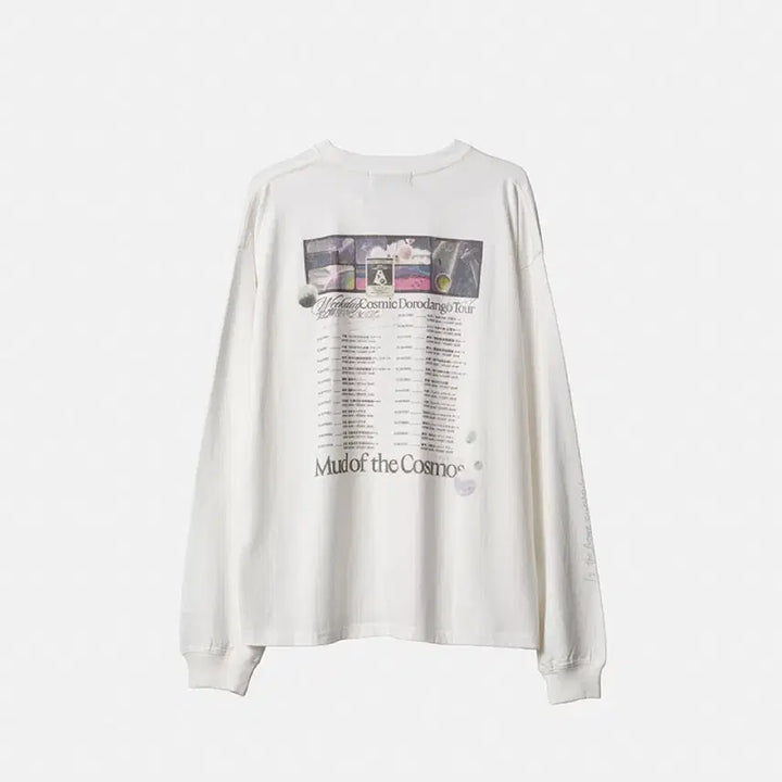 [BUNJANG] ZUTOMAYO Mud Sphere Long Sleeve T-Shirt White M / (M) 즛토마요 도로당고 Mud Sphere 긴팔 흰색