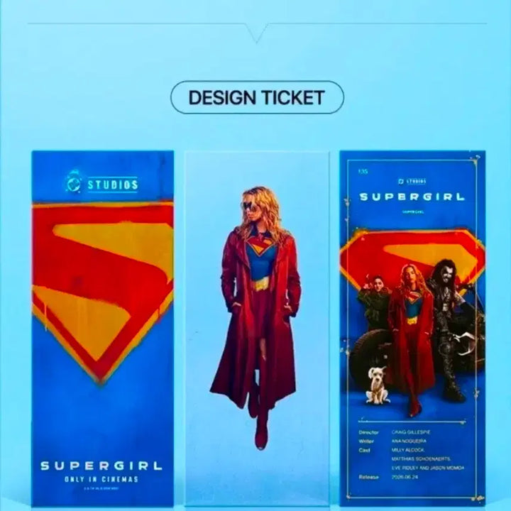 [BUNJANG] Supergirl TTT CGV Lucky Draw Photocard Holder / 슈퍼걸 TTT 삼티 CGV 굿즈