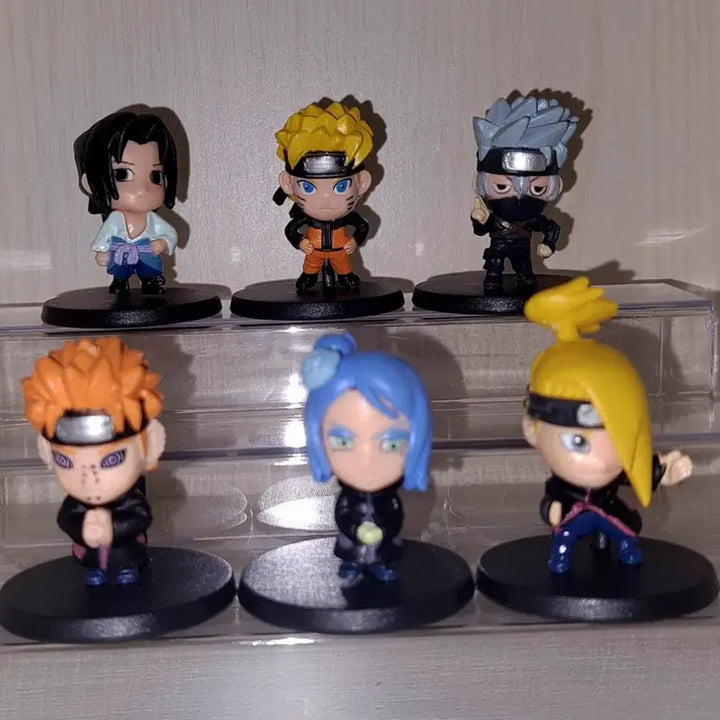 [BUNJANG] Naruto Shippuden Classic Figure Gacha Set of 6 / 일괄세트) 나루토 질풍전 고전 피규어 가챠 전6종