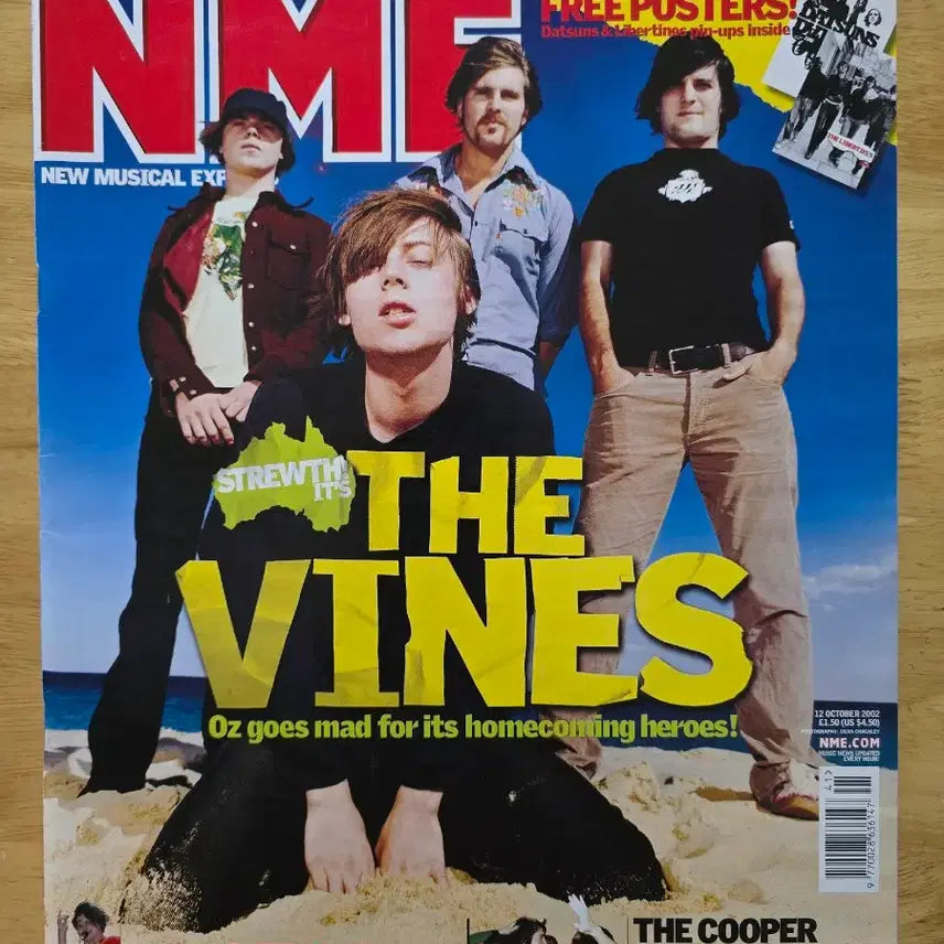 [SOLD OUT] 매거진 The Vines NME 라지 매거진 + 리버틴스 포스터