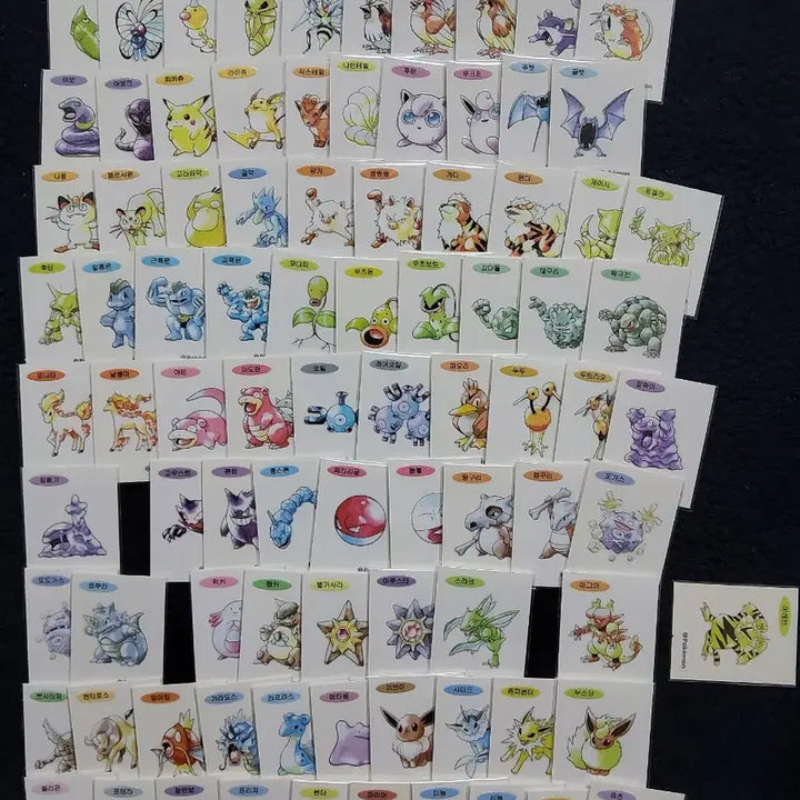 [BUNJANG] Pokemon 30th Anniversary Sticker Bundle Set / 포켓몬 띠부씰 신상 30주년 일괄 판매