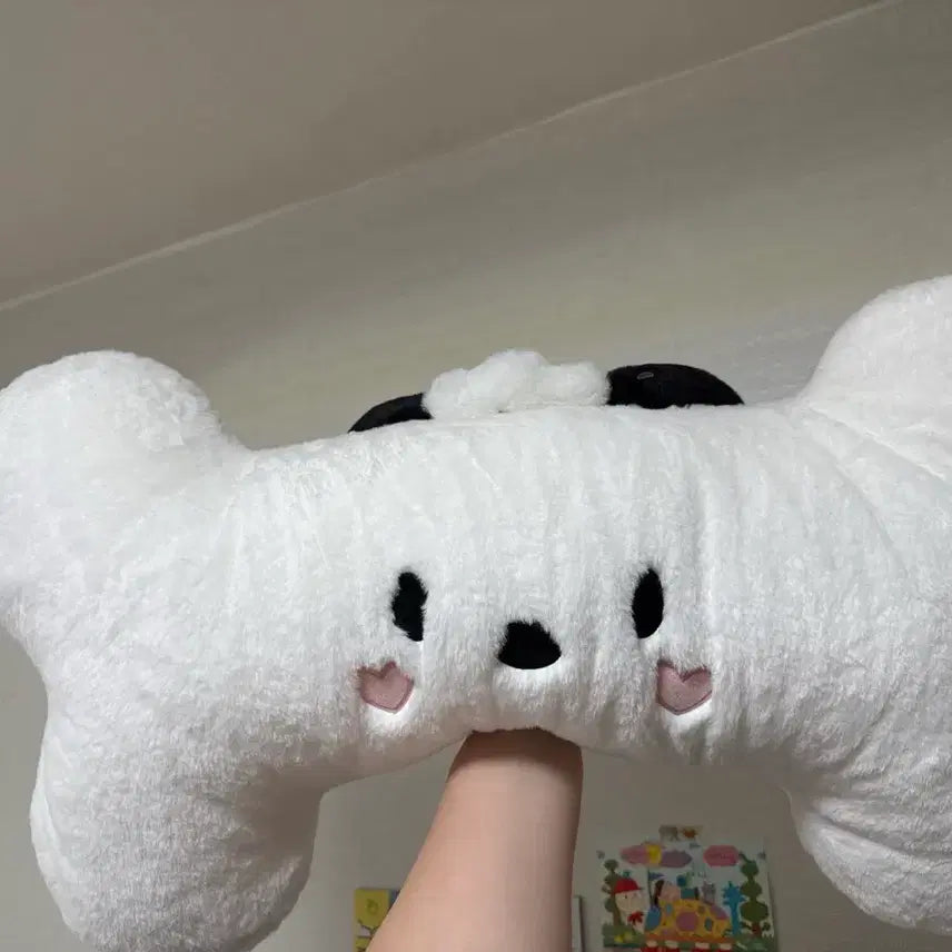 [SOLD OUT] 포챠코 뼈다귀 인형쿠션 새상품