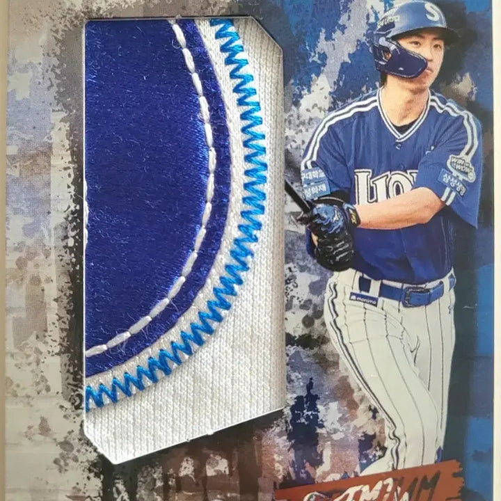 [SOLD OUT] 2023 scc 구자욱 실착 유니폼 브론즈 패치 카드