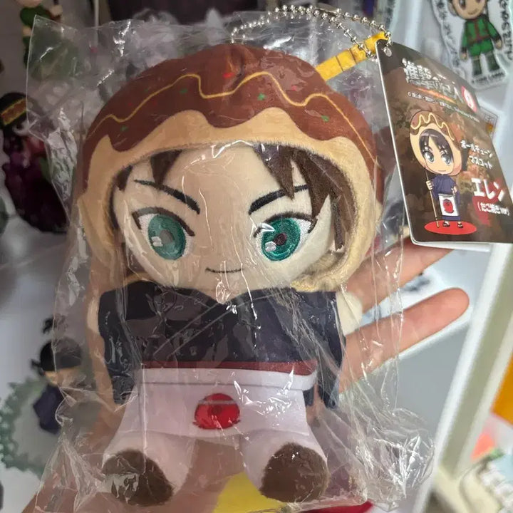 [BUNJANG] Attack on Titan Eren Takoyaki Plush Osaka Limited Edition / 미개봉) 진격의거인 진격거 오사카 한정 에렌 타코야끼 누이