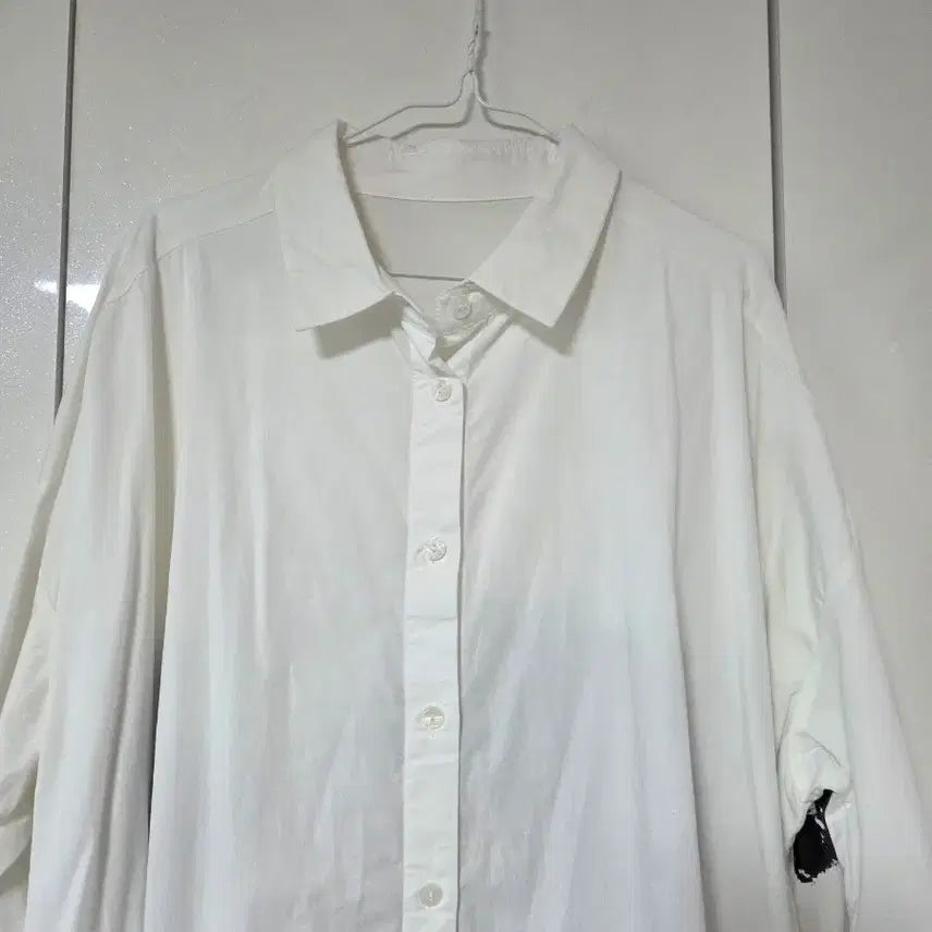 [BUNJANG] Comi Termisaki Oversized Shirt White / 코비터미사키 오버사이즈 셔츠 화이트