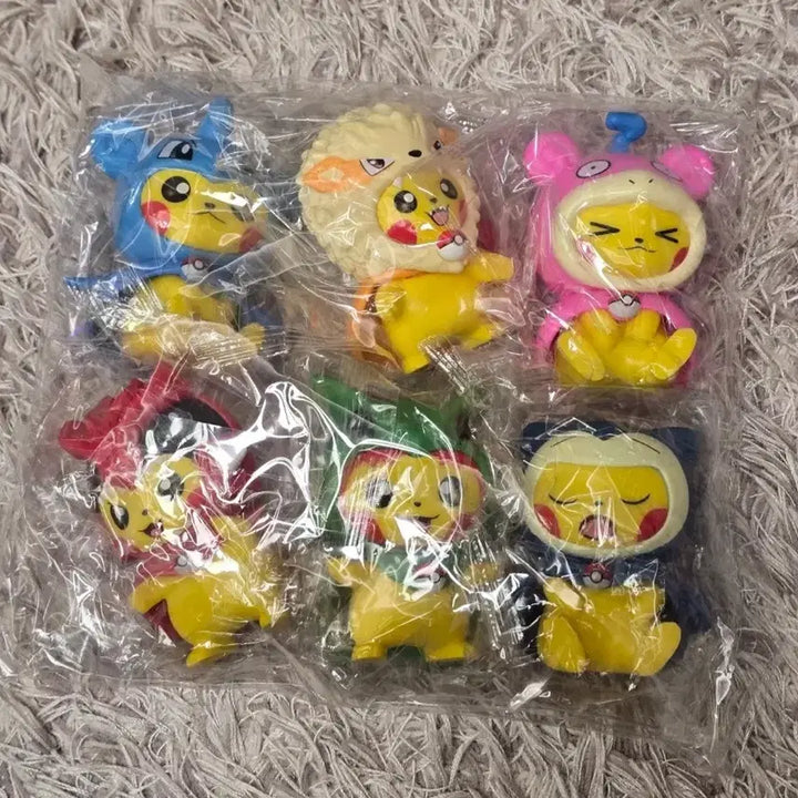 [SOLD OUT] 포켓몬스터 코스프레 피카츄 피규어 미개봉 6종 세트로 일괄 판매합니다.