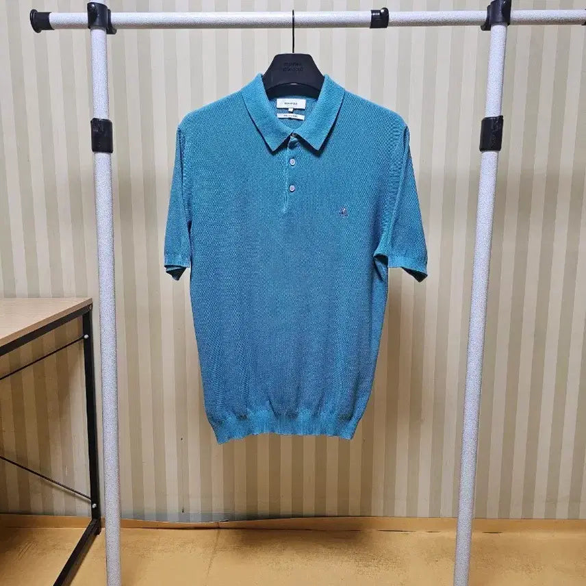 [BUNJANG] Beanpole Knit Cotton Blue L / 빈폴 니트 코튼 L