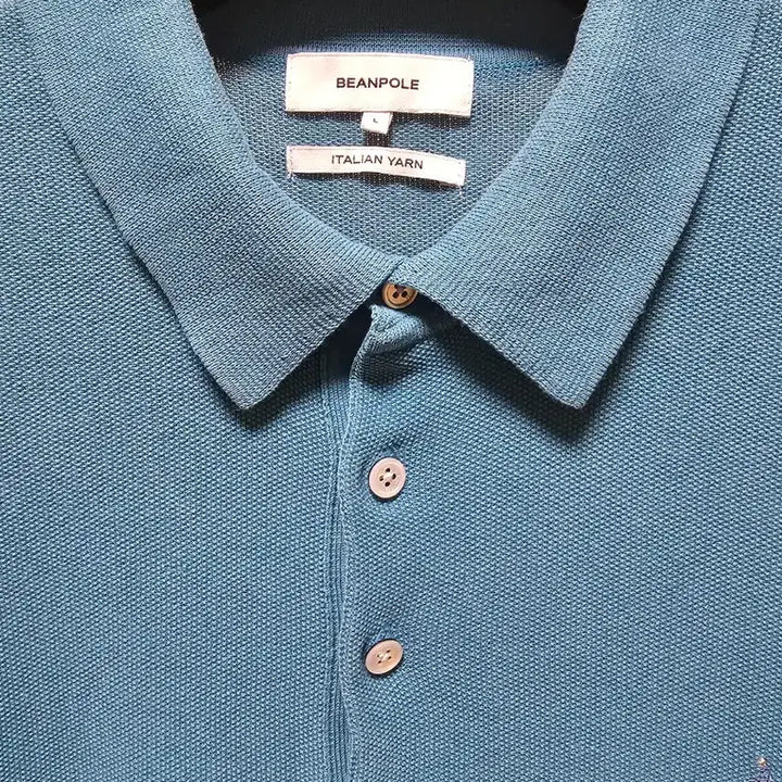 [BUNJANG] Beanpole Knit Cotton Blue L / 빈폴 니트 코튼 L