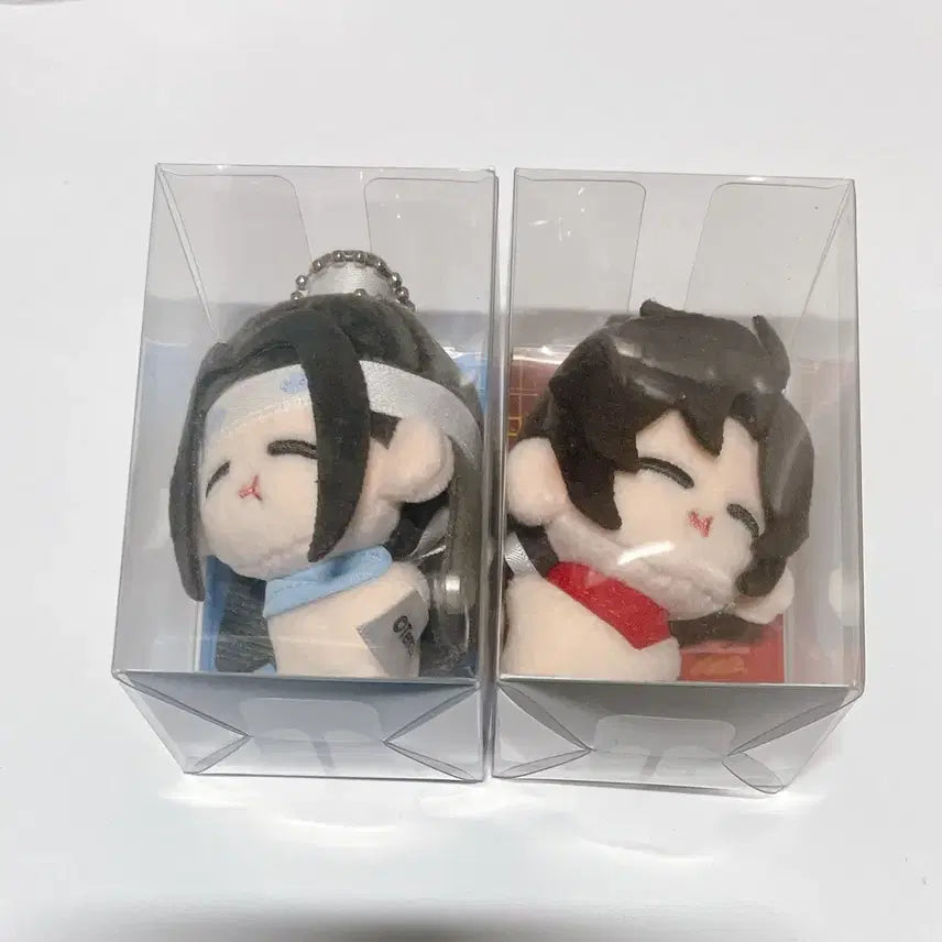 [BUNJANG] Mo Dao Zu Shi Wangxian 5cm Plush Doll (Wei Wuxian &amp; Lan Wangji) - Sealed / 마도조사 망무 5cm 인형 위무선 남망기 미개봉