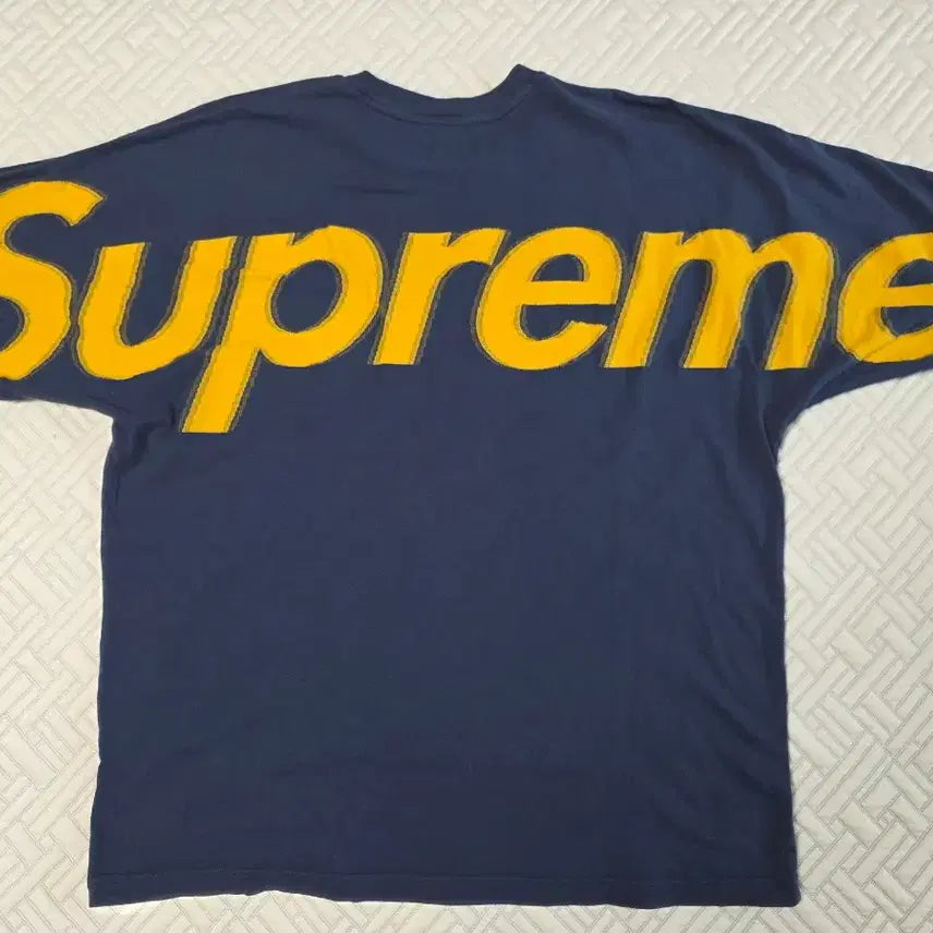 [BUNJANG] Supreme 25ss Big Back Logo S/S T-Shirt (M) / [M] 25ss Supreme Intarsia 빅 백로고 반팔 티셔츠