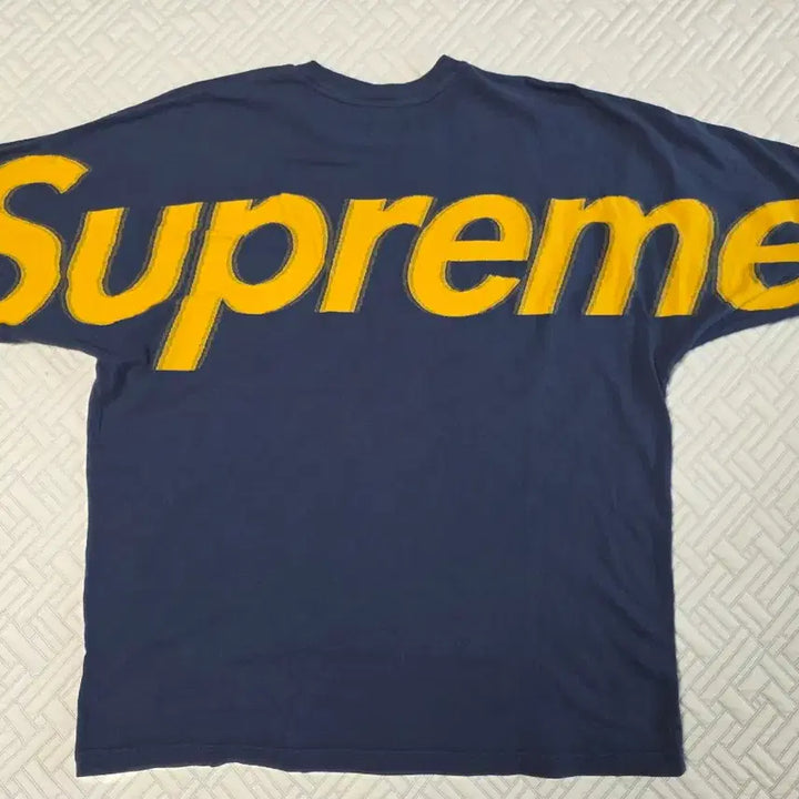 [BUNJANG] Supreme 25ss Big Back Logo S/S T-Shirt (M) / [M] 25ss Supreme Intarsia 빅 백로고 반팔 티셔츠