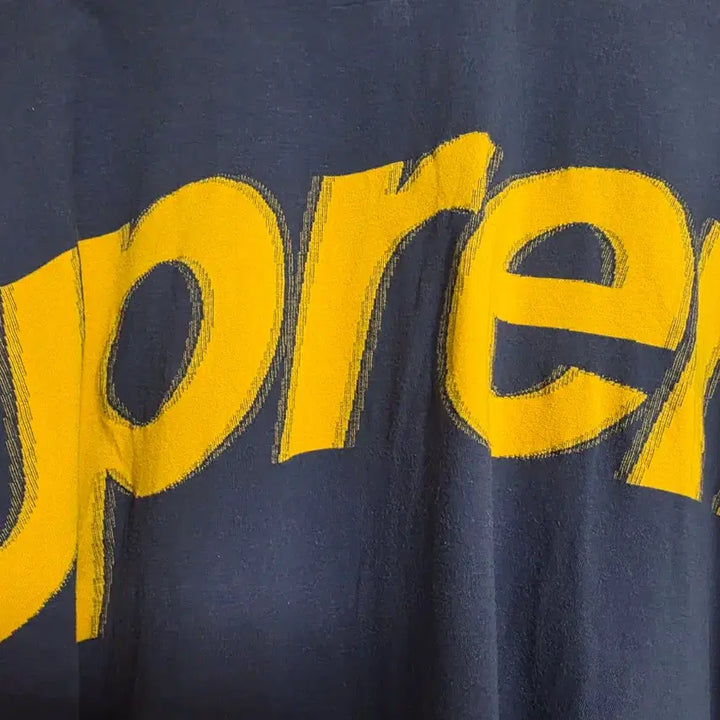 [BUNJANG] Supreme 25ss Big Back Logo S/S T-Shirt (M) / [M] 25ss Supreme Intarsia 빅 백로고 반팔 티셔츠