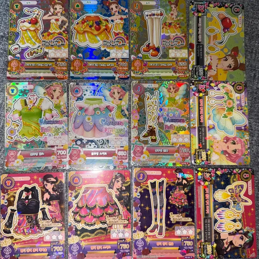 [BUNJANG] Aikatsu Ichigo Yurika Aurora Kiss Gos Magic Bundle Set / 파격 세일 40) 아이엠스타 아이카츠 일괄 오로라키스 고스매직 이치고