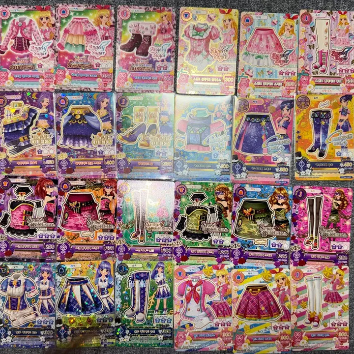 [BUNJANG] Aikatsu Ichigo Yurika Aurora Kiss Gos Magic Bundle Set / 파격 세일 40) 아이엠스타 아이카츠 일괄 오로라키스 고스매직 이치고