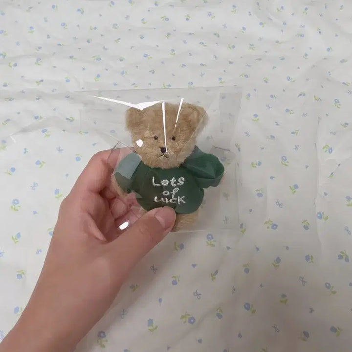 [BUNJANG] Boyds Bears Mini "Lots of Luck" Teddy Bear Keychain / 보이즈베어 쪼꼬미 빈티지 키링 고전 완구 레트로 곰 인형 테디베어