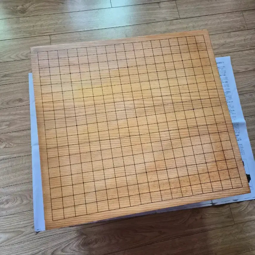 [BUNJANG] Ginkgo Wood Go Board (Shell Inlay) / 은행나무바둑판 미사용(판만17cm)