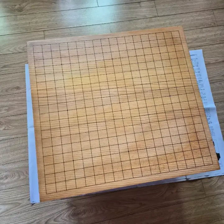 [BUNJANG] Ginkgo Wood Go Board (Shell Inlay) / 은행나무바둑판 미사용(판만17cm)