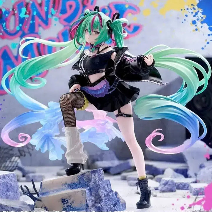 [BUNJANG] Sega Figure-rise Hatsune Miku Punk Figure (Sealed) / [미개봉]세가 피규어리즘 하츠네 미쿠 펑크 punk 피규어