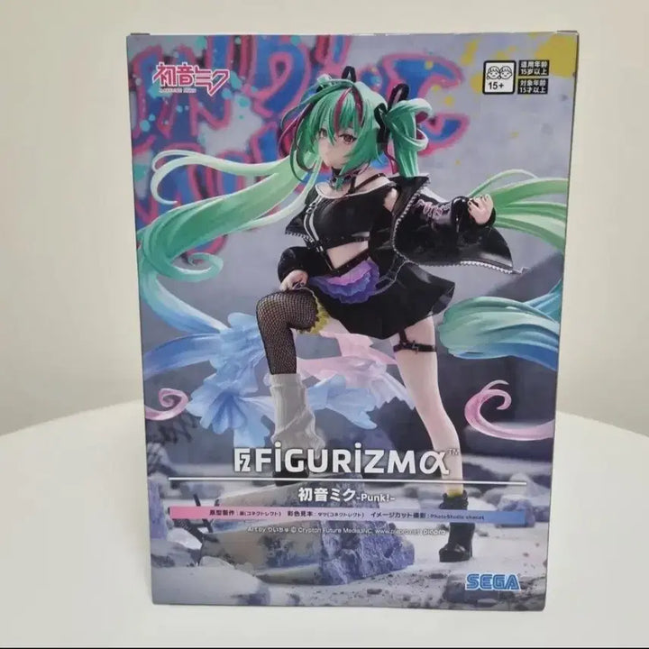 [BUNJANG] Sega Figure-rise Hatsune Miku Punk Figure (Sealed) / [미개봉]세가 피규어리즘 하츠네 미쿠 펑크 punk 피규어