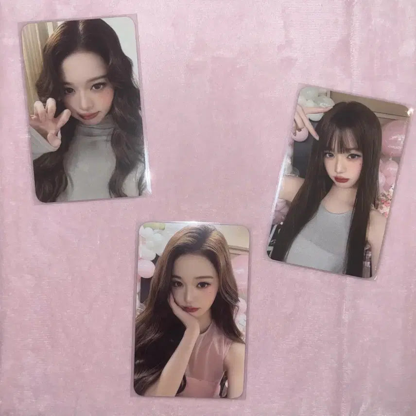 [SOLD OUT] 희귀) 아이브 IVE 장원영 다이슨 포카 3종세트 양도 시세킹