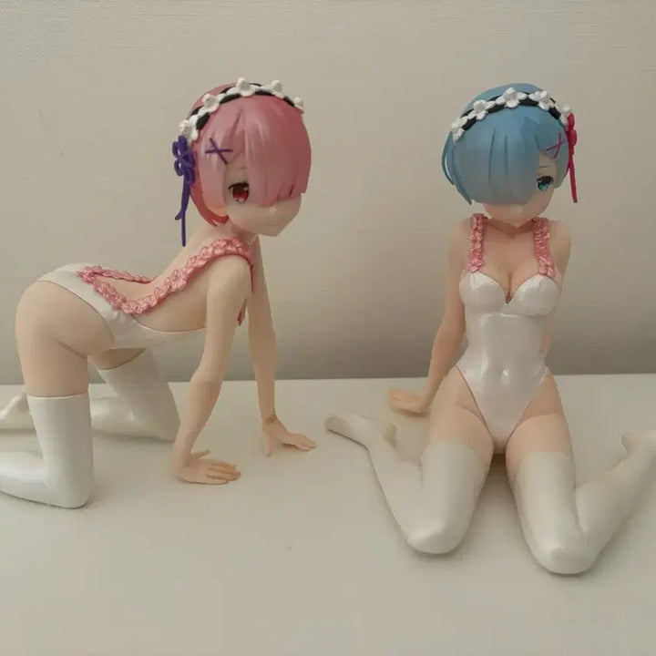 [BUNJANG] Re:Zero Rem Ram Summer Beach Ichiban Kuji Figure / 리제로 여름바다 렘 람 고전 이치방쿠지 피규어