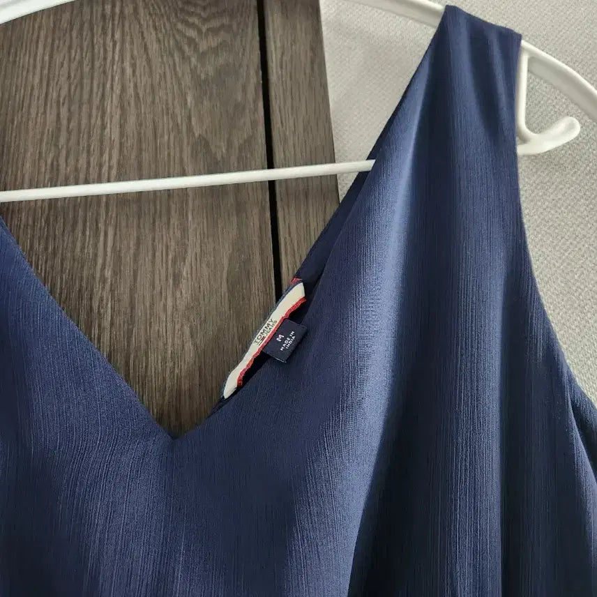 [BUNJANG] Tommy Hilfiger Tommy Jeans Embroidered Navy Dress M / 타미힐피거 타미진스 네이비 자수 원피스 M