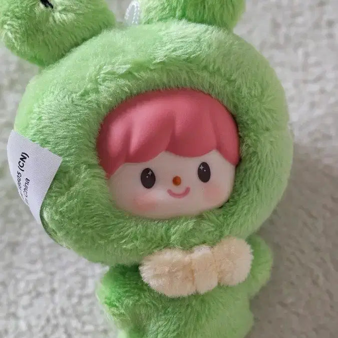 [BUNJANG] Zzoton Frog Plush Pouch Keychain / zzoton인형 파우치 키링 개구리