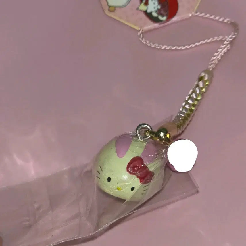 [BUNJANG] Vintage Hello Kitty Dango Strap / 고전 키티스트랩 화과자 토끼모찌 판매/교환