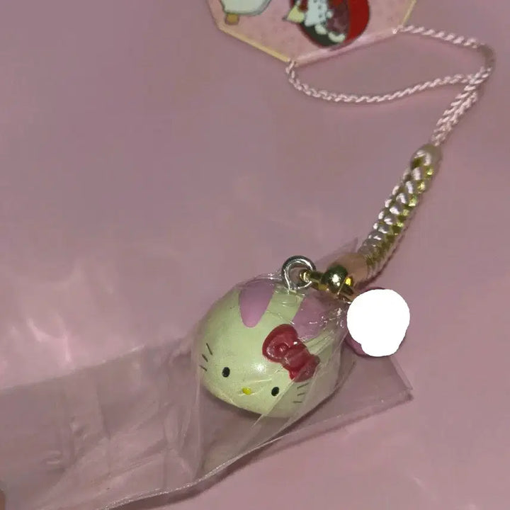 [BUNJANG] Vintage Hello Kitty Dango Strap / 고전 키티스트랩 화과자 토끼모찌 판매/교환