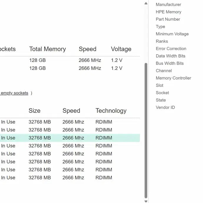 [BUNJANG] Hynix 32GB DDR4 2666V ECC Server RAM / 서버용 하이닉스 32GB DDR4 2666V ECC 램 Ram 메모리