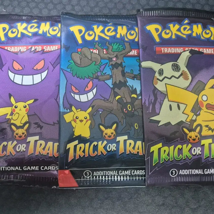 [BUNJANG] Pokemon Halloween Pack Set (3 Types) / 포켓몬카드 할로윈팩