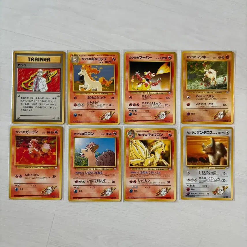 [BUNJANG] Pokemon Vintage Gym Series Set (1998-1999) - Japanese First Edition / 포켓몬카드 98~99년 빈티지 올드백 고전 짐시리즈 판매 일판,초판,고대