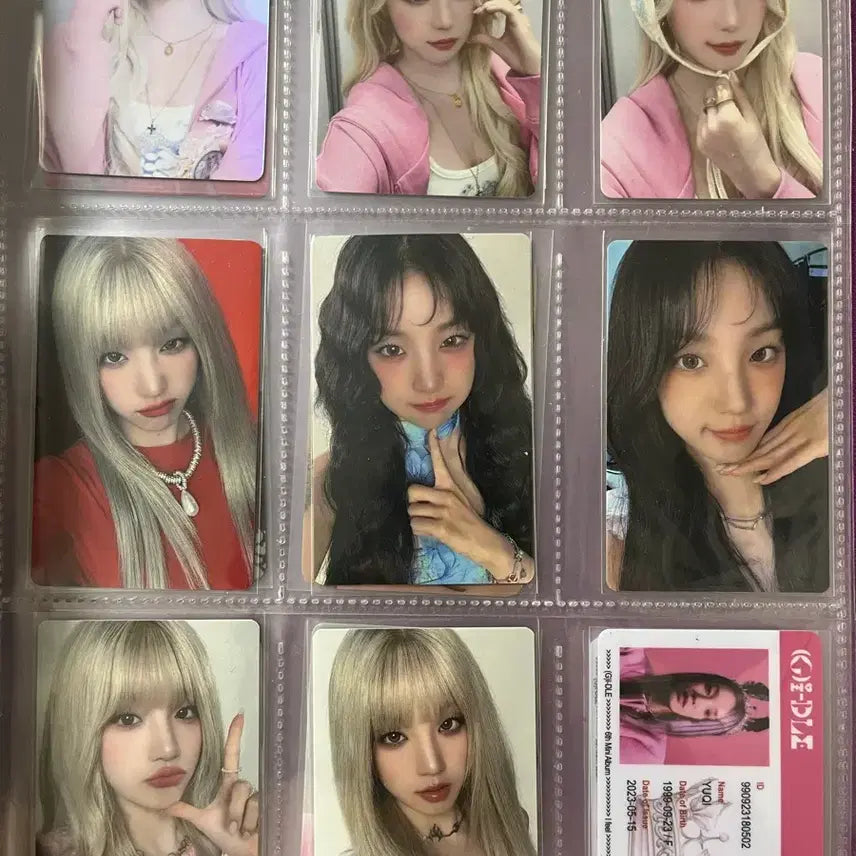 [BUNJANG] (G)I-DLE Yuqi Photocard Bundle Set / (여자)아이들 우기 포토카드 9종 일괄