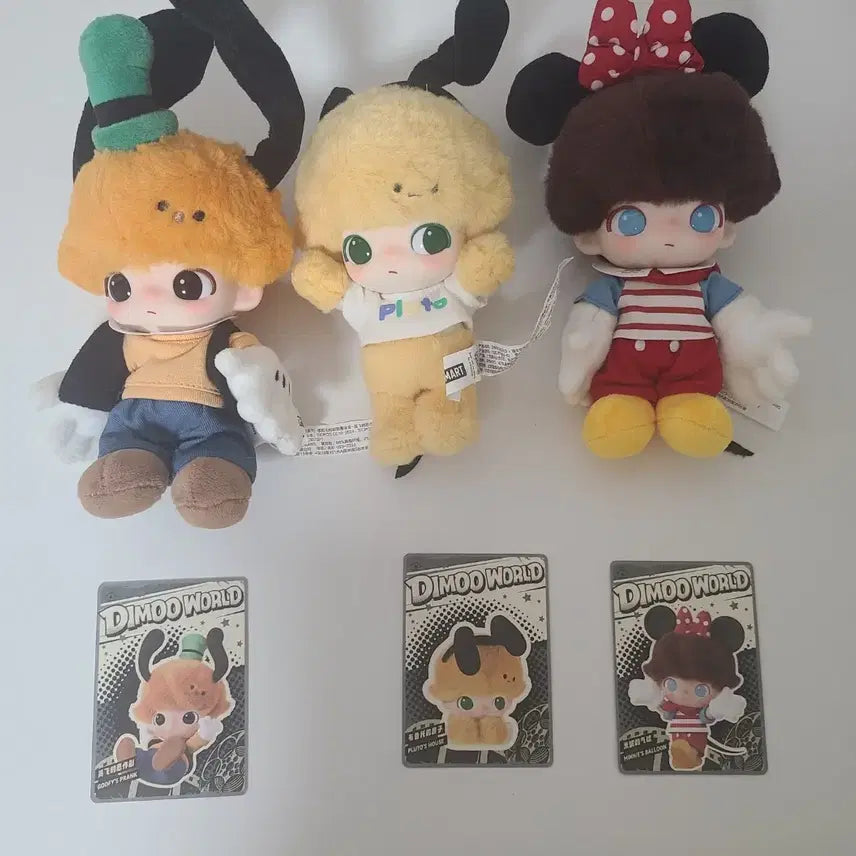 [BUNJANG] Pop Mart Dimoo Disney World Keyring Bundle Set / 팝마트 디무 디즈니월드 키링 일괄 판매