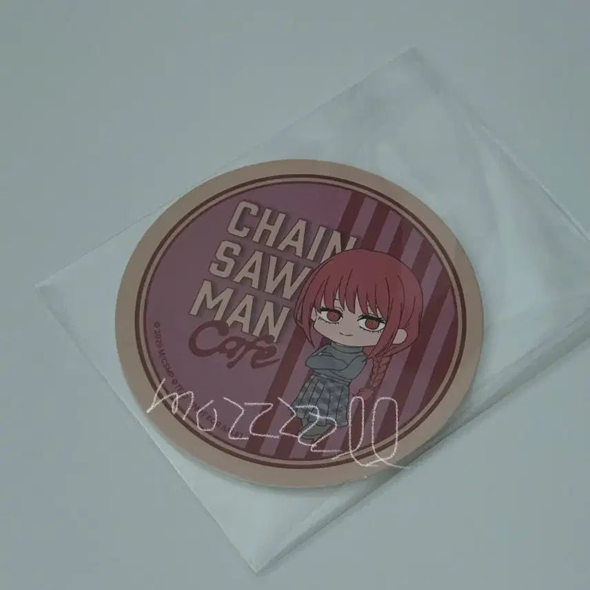 [SOLD OUT] 체인소맨 카페 마키마 코스터 후기 특전 콜라보 팝업 굿즈 SD