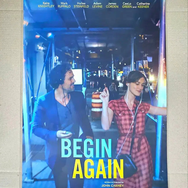 [BUNJANG] Begin Again Cinema Archive Poster + Art Card Set / 2종 1세트) 비긴 어게인 시네 아카이브 포스터+아트카드 롯데시네마 굿즈