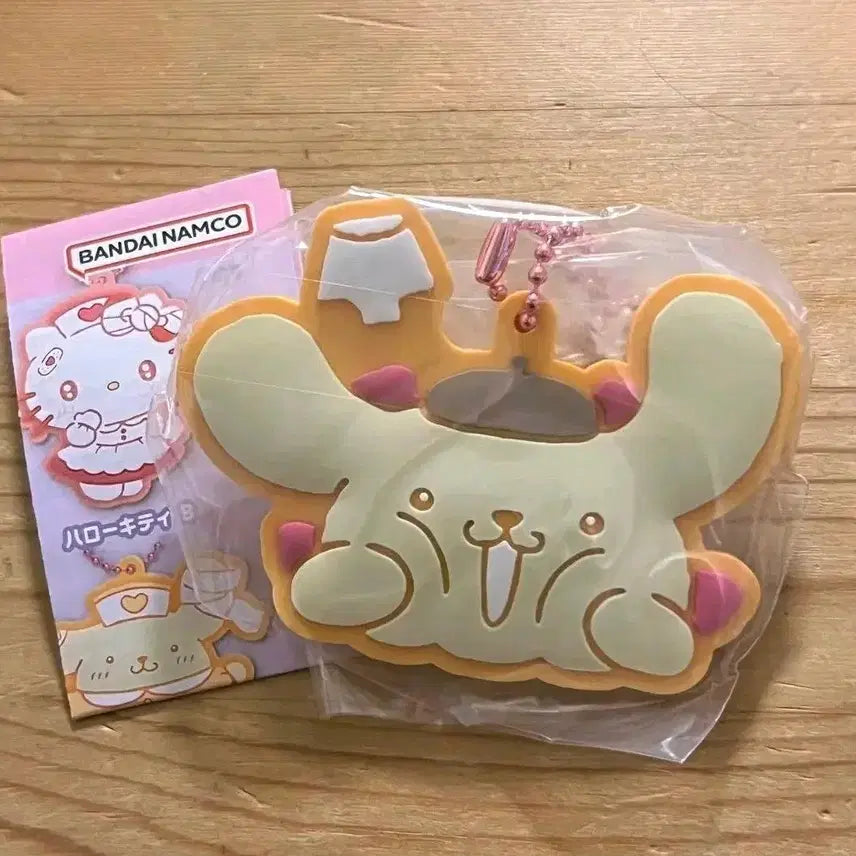 [BUNJANG] Sanrio x Pinoco Collaboration PomPomPurin Rubber Strap Keychain / 산리오 x 피노코 콜라보 고무 러버스트랩간호사 폼폼푸린 키링 가챠