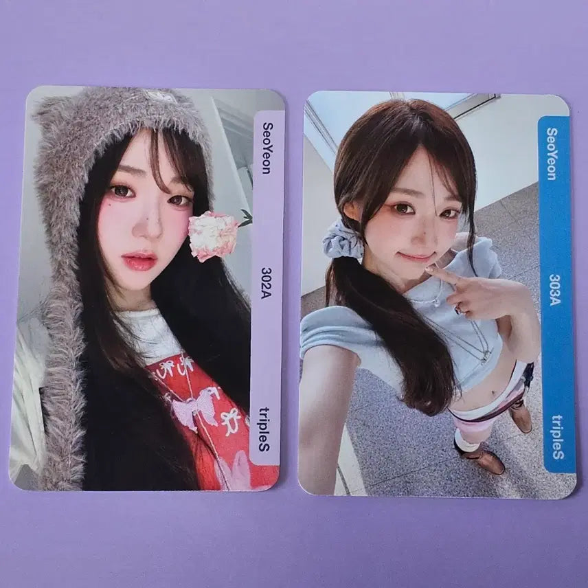 [BUNJANG] tripleS Seoyeon CC302 CC303 Baby Flower Album Object Set / 트리플에스 서연 CC302 CC303 베이비플라워 앨범 오브젝트