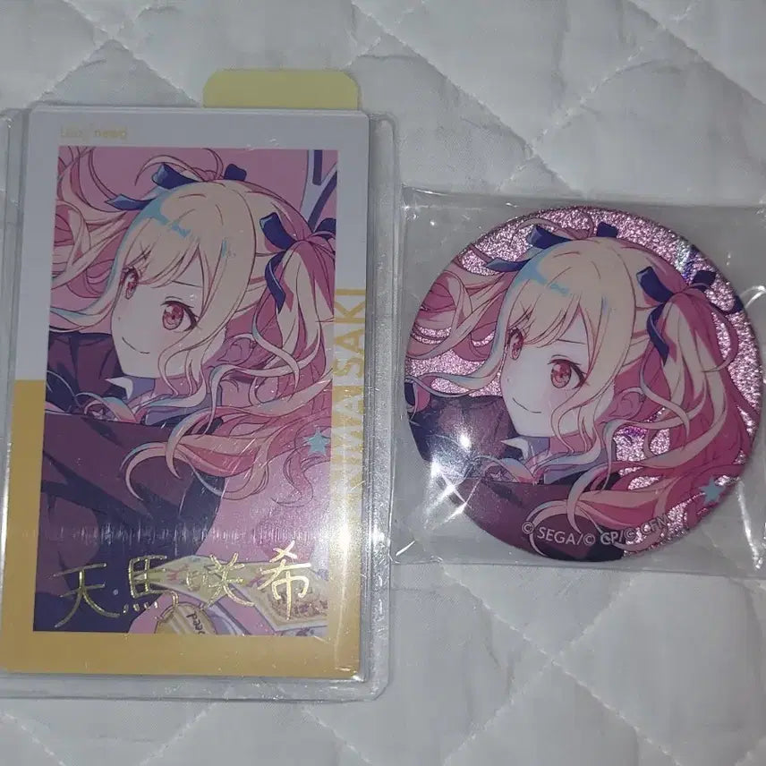 [BUNJANG] Project SEKAI Tenma Saki World Link Can Badge / 프로젝트세카이 텐마 사키 월드링크 캔뱃지 각후 레어 이픽카드