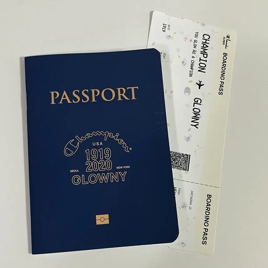 [BUNJANG] Glony Champion Passport Notebook / [당일발송] 글로니 챔피온 여권 수첩