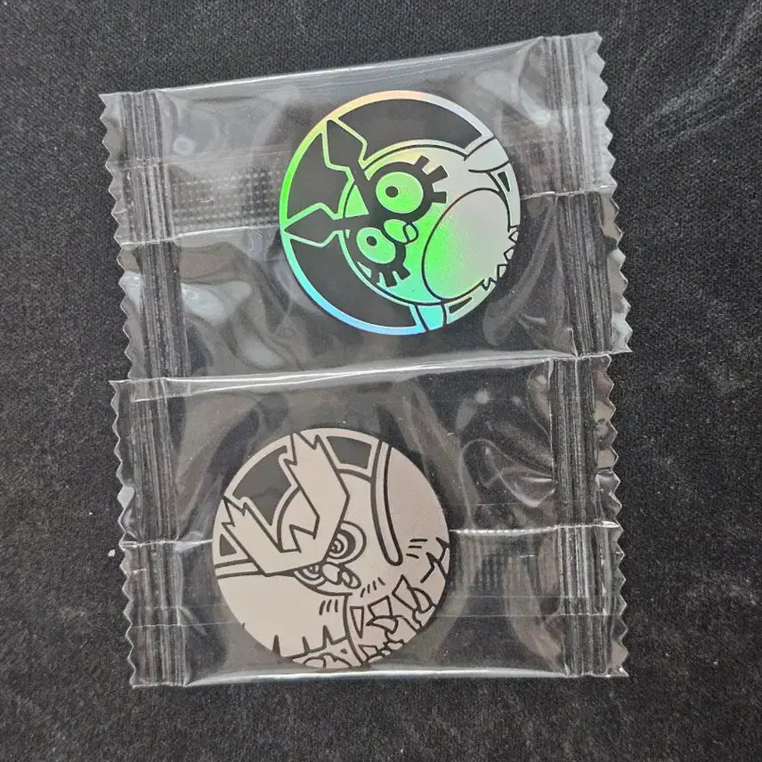 [BUNJANG] Paldean Wo-Chien &amp; Hisuian Decidueye Monster Ball Mirror and Coin Set / 중판 부우부, 야부엉 몬스터볼 미러 및 코인