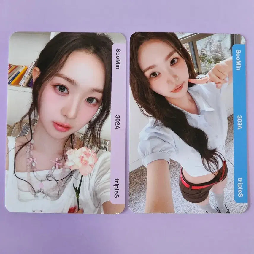 [BUNJANG] TripleS Soomin CC302 CC303 Baby Flower Album Object Set / 트리플에스 수민 CC302 CC303 베이비플라워 앨범 오브젝트