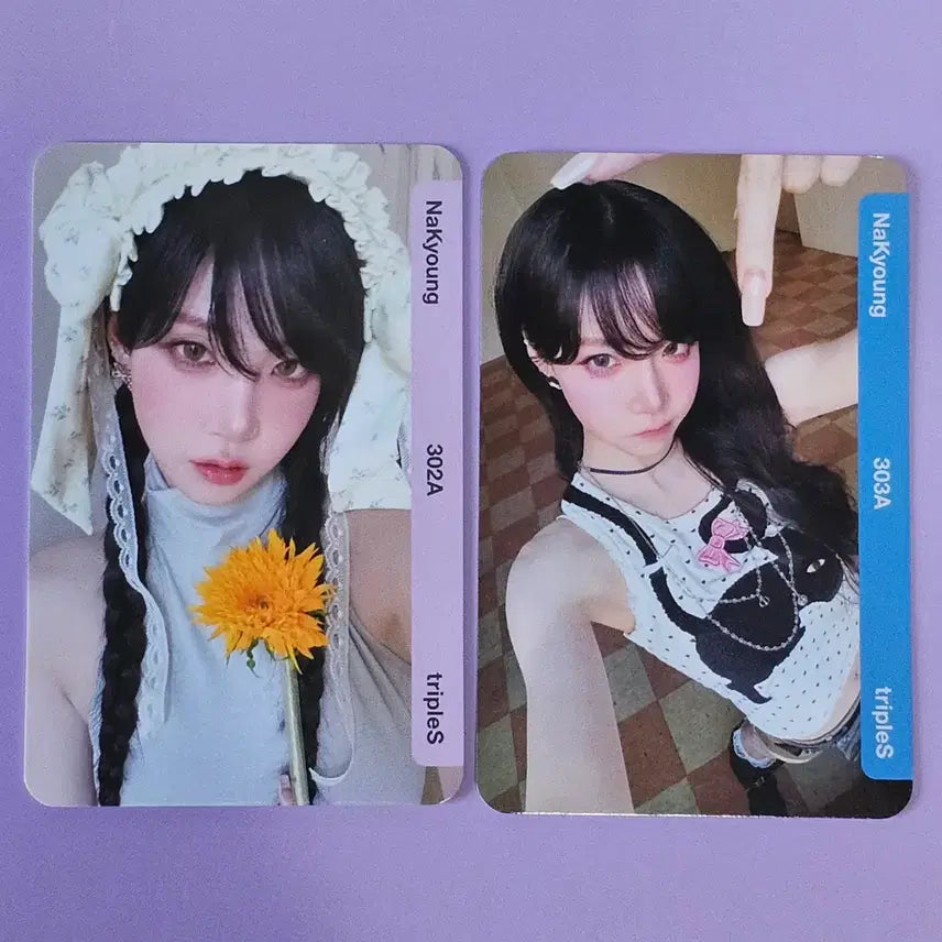 [BUNJANG] TripleS Nayoung CC302 CC303 Baby Flower Album Object Set / 트리플에스 나경 CC302 CC303 베이비플라워 앨범 오브젝트