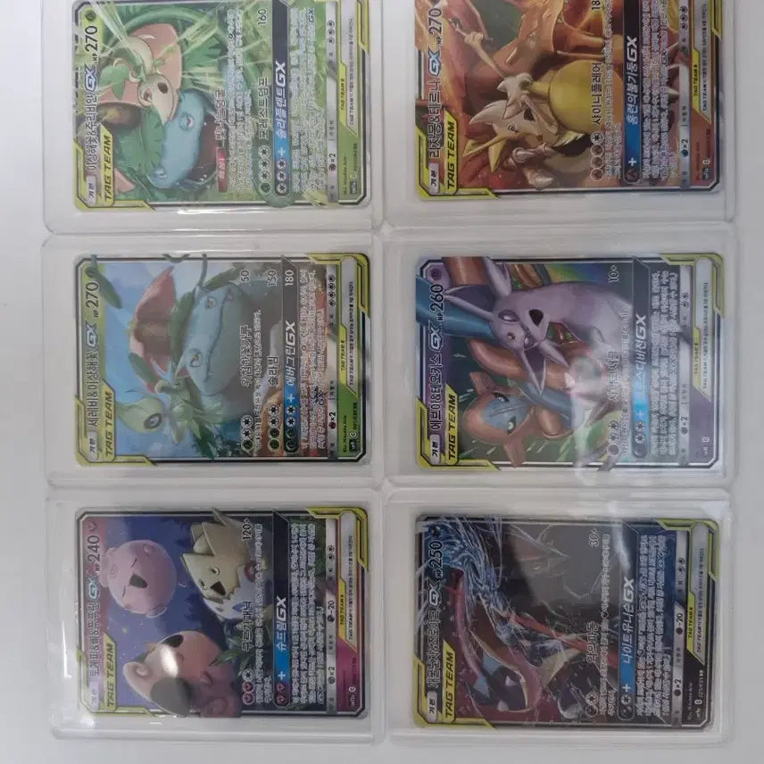 [BUNJANG] Pokemon Card Tag Team Cards (6-Card Bundle Set) / 포켓몬카드 테그팀
