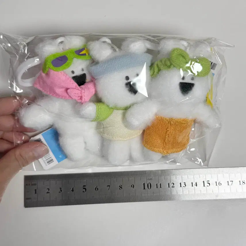 [BUNJANG] Over Action Rabbit Bundle Set Plush Keychain / (일괄)오버액션 토끼 인형 키링
