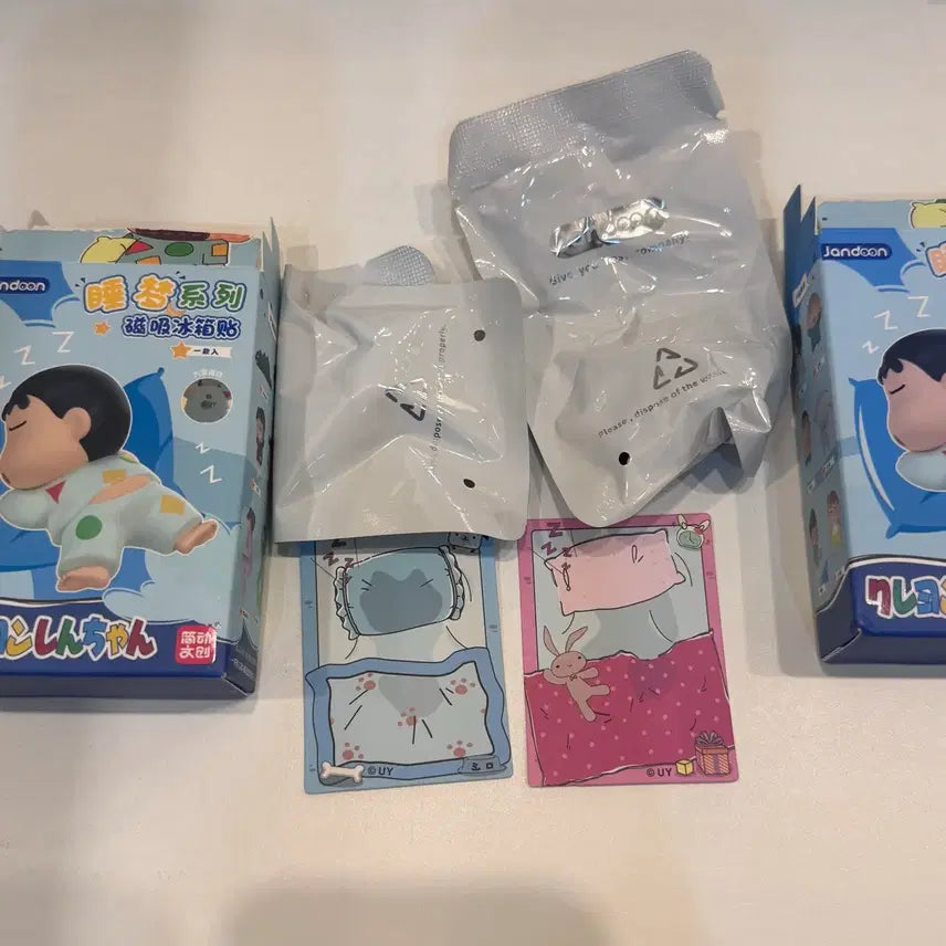 [SOLD OUT] 일괄) 짱구는못말려 수면 낮잠 피규어 흰둥이+유리
