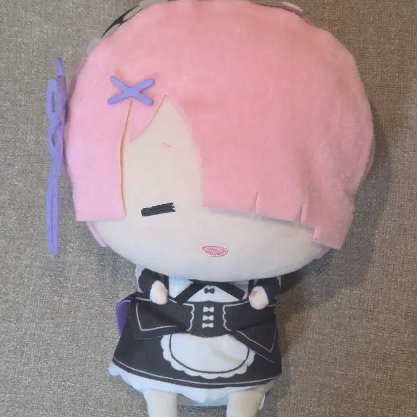 [BUNJANG] Re:Zero Ram Plush Doll / 리제로 람 인형